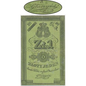 1 złoty 1831 - Głuszyński - gruby papier