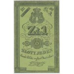 1 zlatý 1831 - Gluszynski - hrubý papier