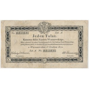 1 thaler 1810 - Sobolewski - no stamp - ex. PMG 20 NET
