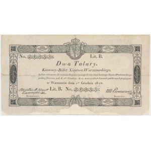 2 thalers 1810 - H. Ordynat Zamojski - without stamp - RARE