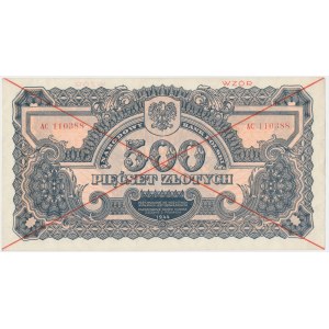 500 złotych 1944 ...owym - WZÓR - AC -