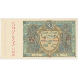 50 zloty 1925 - MODEL - Ser.A -.