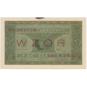 5 złotych 1926 - WZÓR - Ser.A -