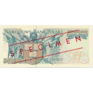 500.000 Zloty 1993 - MODELL - A 0000000 - Nr. 0184 -.