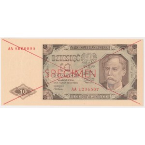 10 złotych 1948 - SPECIMEN - AA -