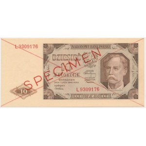 10 Zloty 1948 - SPECIMEN - L 9309... -