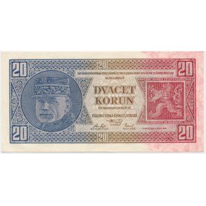 Czechoslovakia, 20 Korun 1926