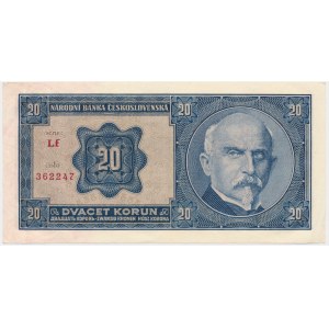 Czechoslovakia, 20 Korun 1926