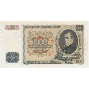 Československo, 1 000 korún 1934 - MODEL -.
