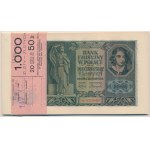 50 Zloty 1941 - A - Original-Bankpaket (20Stück).