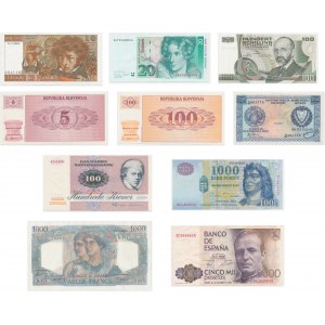 Europa, Banknotenset (10 Stück)