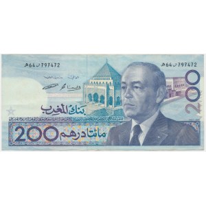 Marocco, 200 Dirhams 1987