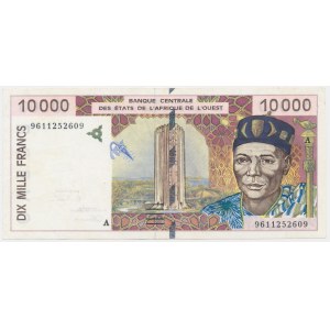 Západní Afrika, 10 000 franků (1992-2001)