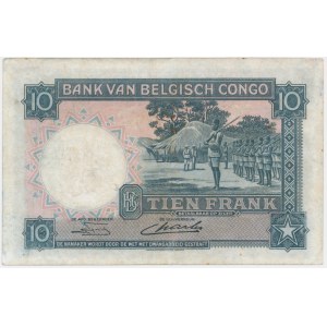 Kongo, 10 franków 1949