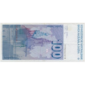 Švajčiarsko, 100 frankov (1975-1993)