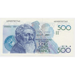 Belgium, 500 Francs (1980-1998)