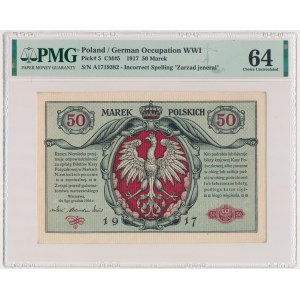 50 marek 1916 - Jenerał - A - PMG 64 - RZADKI
