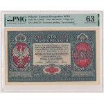 100 mariek 1916 - Generál - 7 figúr - PMG 63 - Zriedkavé v jedinečnom stave