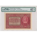 20 marek 1919 - 2. série FO - PMG 67 EPQ