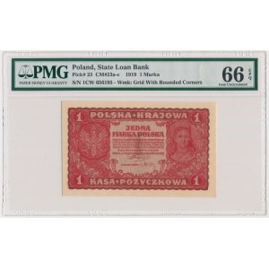 1 známka 1919 - 1. séria CW - PMG 66 EPQ