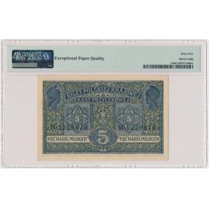 5 Mark 1916 - Allgemein - Karten - B - PMG 65 EPQ