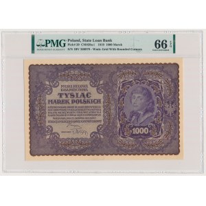 1,000 marks 1919 - I Serja BV - PMG 66 EPQ