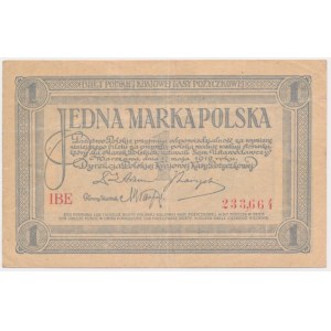 1 známka 1919 - IBE - posunutý čitatel