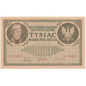 1 000 mariek 1919 - bez označenia série