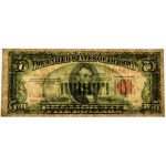 USA, Red Seal, 5 Dollars 1953 - Graham & Dillon -