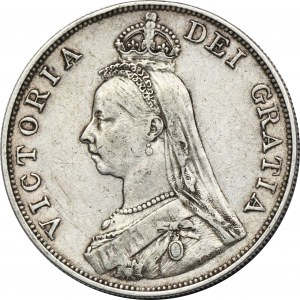 Great Britain, Victoria, Double florin (4 Shillings) London 1889