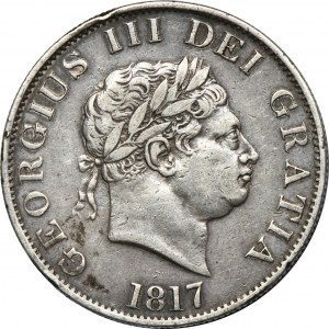 Großbritannien, Georg III., 1/2 Krone London 1817