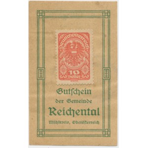 Austria (Reichental), 10 Haller 1920