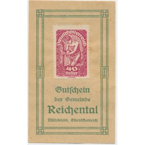 Austria (Reichental), 40 Haller 1920