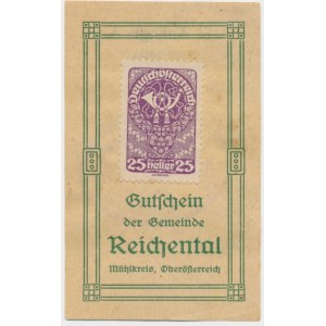 Austria (Reichental), 25 Haller 1920