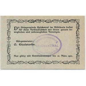 Rakousko (Reichental), 10 hallerzy 1920