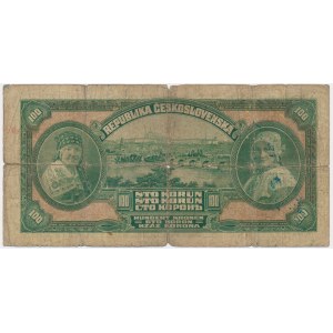 Československo, 100 korún 1920 - Af -