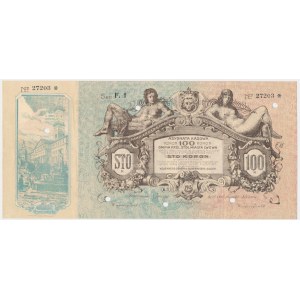 Lemberg, Kassenanweisung für 100 Kronen 1915, Serie F.f