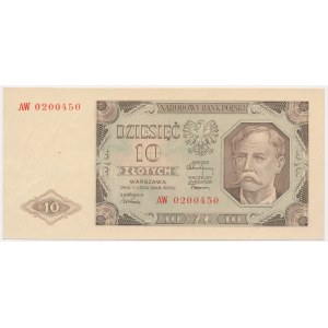 10 złotych 1948 - AW -