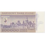 200.000 złotych 1989 - R 0000049 - bardzo niski numer seryjny -