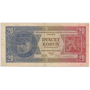 Czechosłowacja, 20 koron 1926