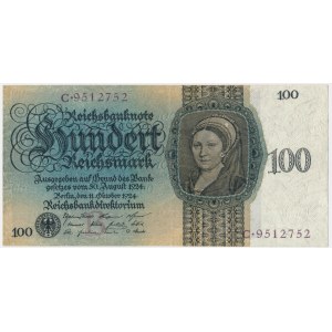 Nemecko, 100 mariek 1924