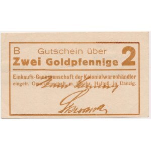 Gdańsk, 2 goldpfennigi - Seria B