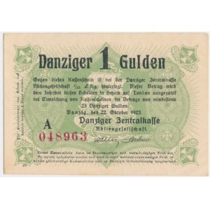 Gdaňsk, 1 gulden 1923 - říjen -