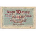 Danzig, 10 Pfennige 1923 - October - watermark KOGA -