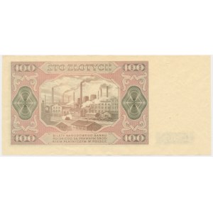 100 złotych 1948 - PRÓBA KOLORYSTYCZNA - RZADKOŚĆ