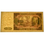 100 Gold 1948 - COLOR SAMPLE - RARE.