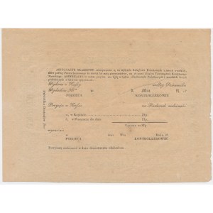 Abtretung des Schatzamtes über 500 £ 1831