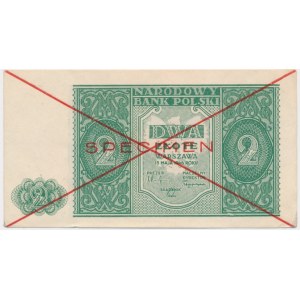 2 Zlato 1946 - SPECIMEN -