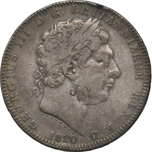 Great Britain, George III, 1 Crown London 1820 LX