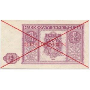 1 zlotý 1946 - SPECIMEN -